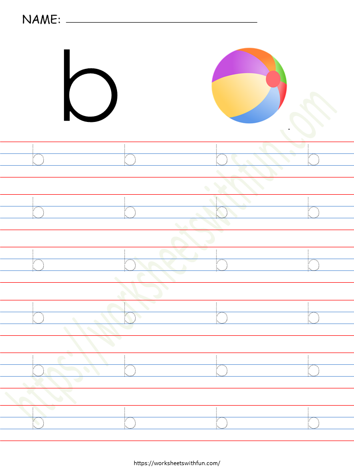 Alphabet (Letter 'b') Worksheet 5