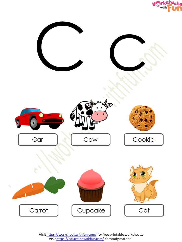 English - Preschool: Alphabet (Letter 'C') - Concept