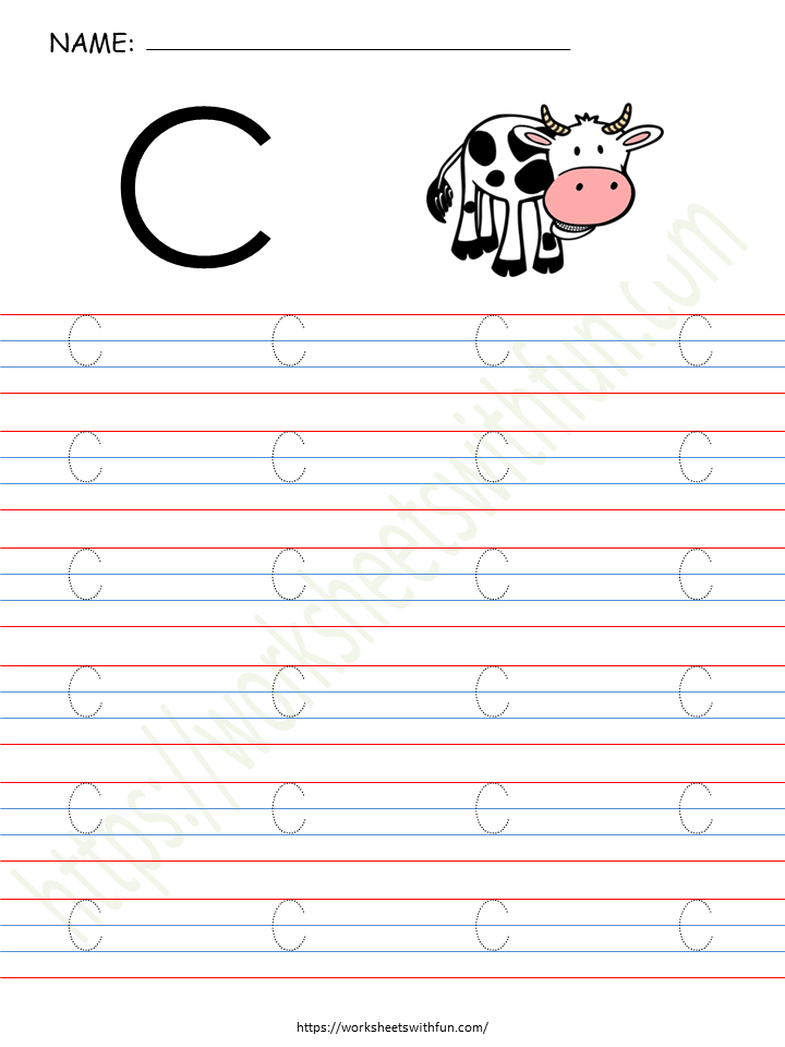 Alphabet (Letter 'C') Worksheet 2