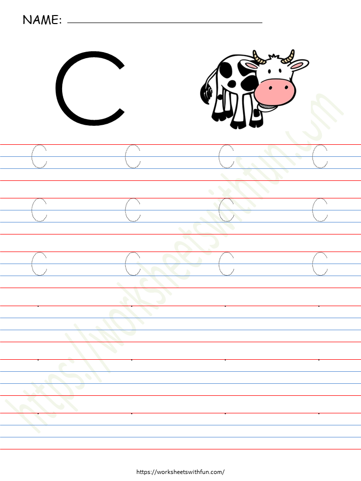 Alphabet (Letter 'C') Worksheet 3