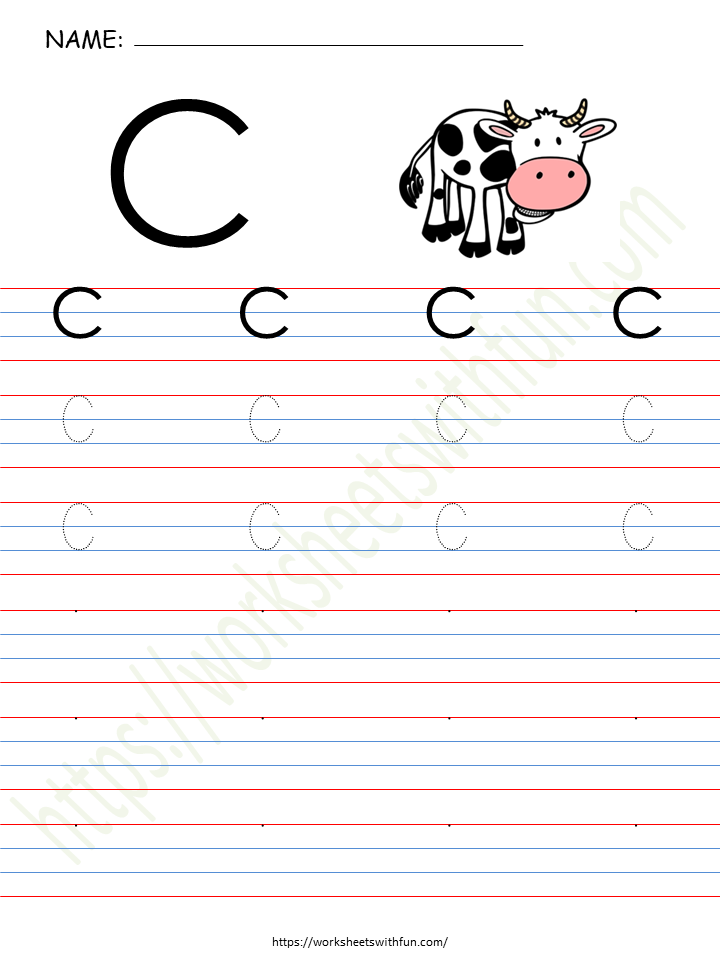 Alphabet (Letter 'C') Worksheet 4