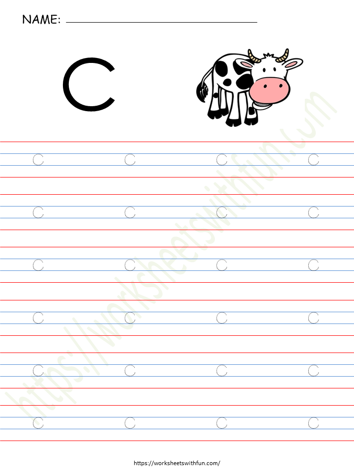 Alphabet (Letter 'c') Worksheet 5