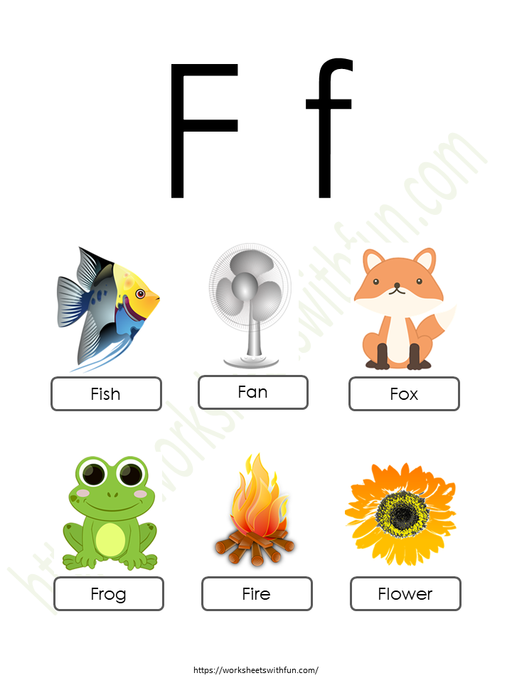 Alphabet (Letter 'F') - Concept