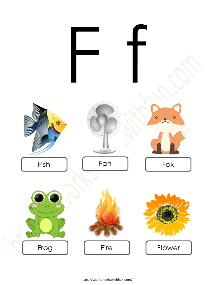 English - Preschool: Alphabet (Letter 'F') - Concept | WWF