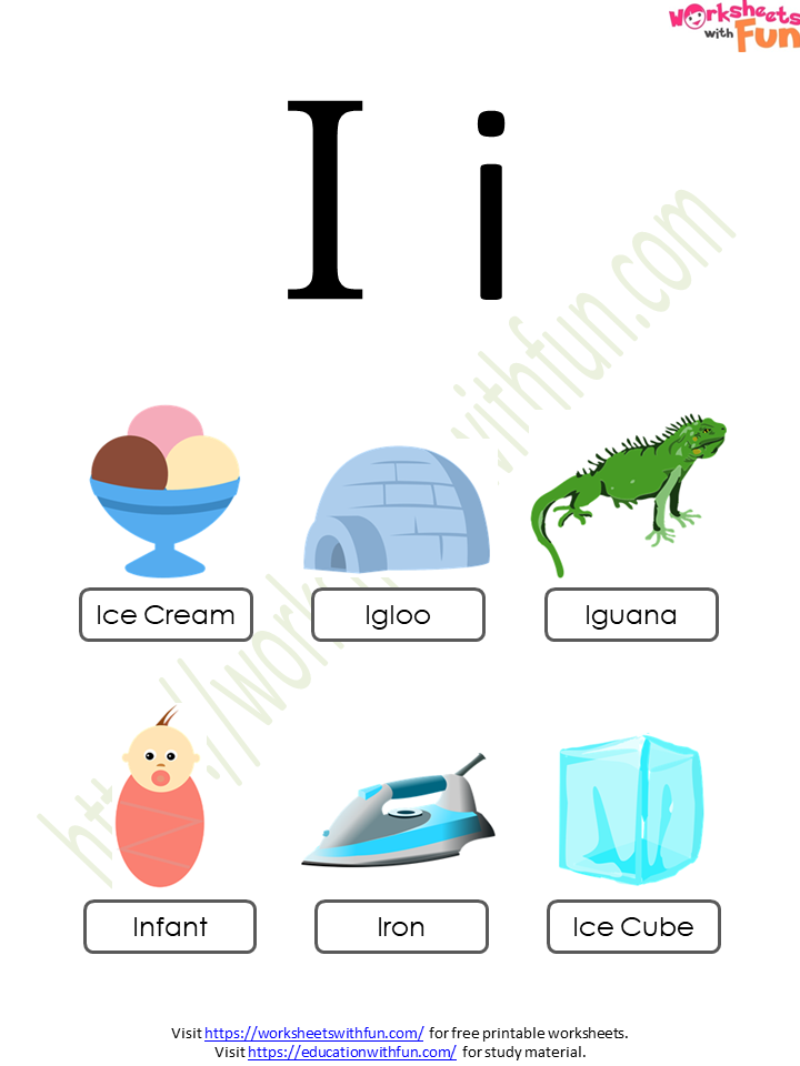 English - Preschool: Alphabet (Letter 'I') - Concept