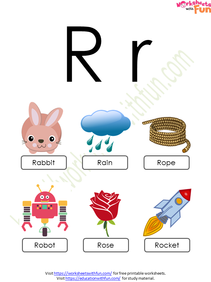 English - Preschool: Alphabet (Letter 'R') - Concept