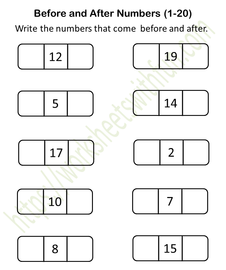 Before between after. Before after Worksheets. Numbers 1-100 Worksheets.