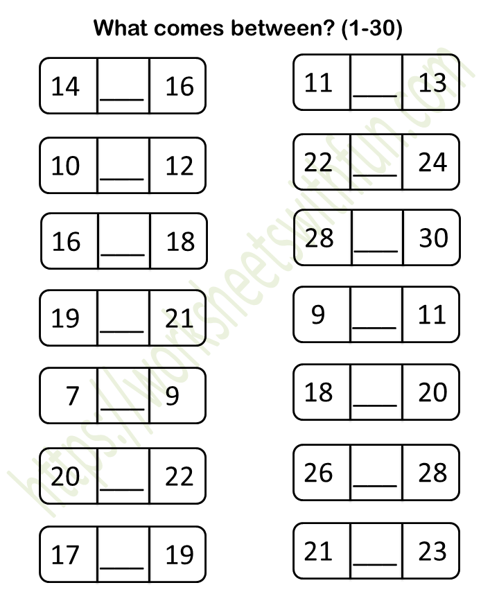 mathematics preschool before after between worksheet 4 1 30