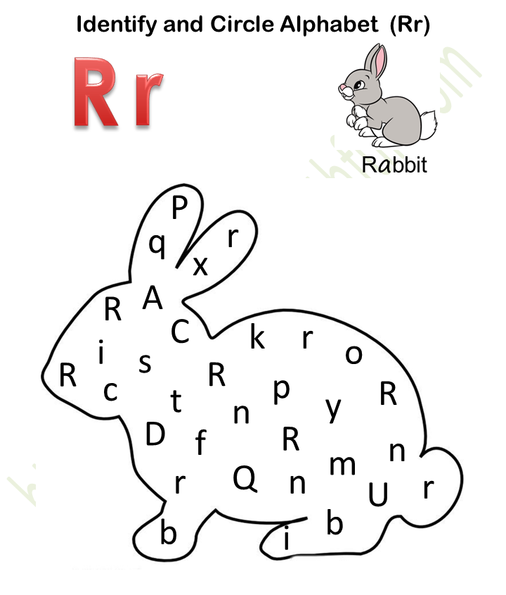 english preschool identify and circle alphabet rr worksheet 18