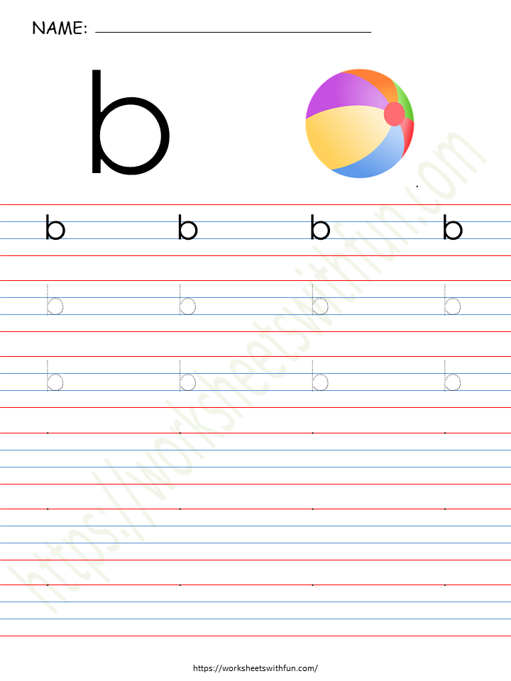 Alphabet (Letter 'b') Worksheet 7