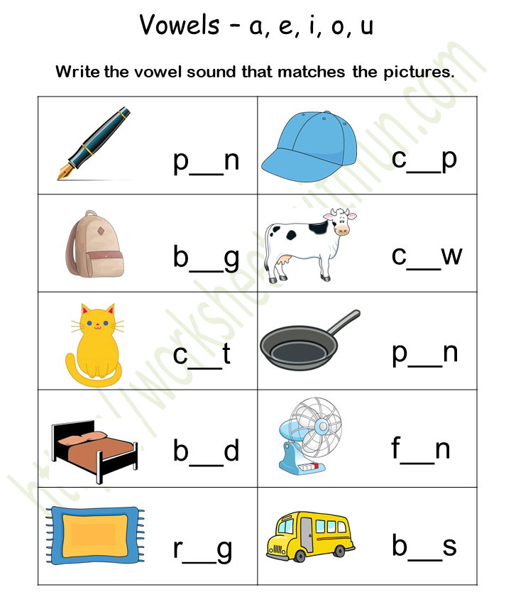 Course: English General- Preschool, Topic: Vowel Sound