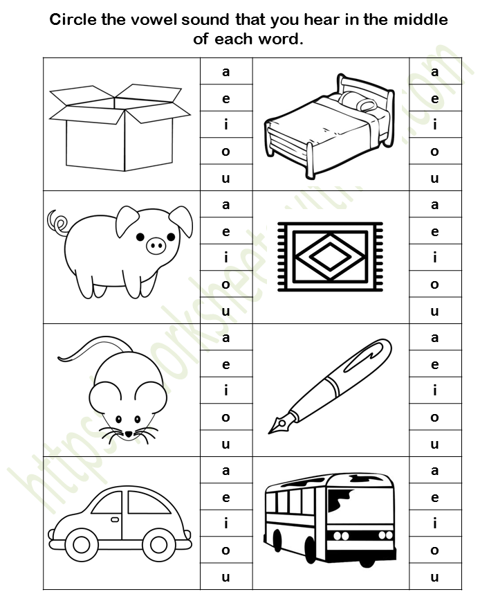 Course: English General- Preschool, Topic: Vowel Sound