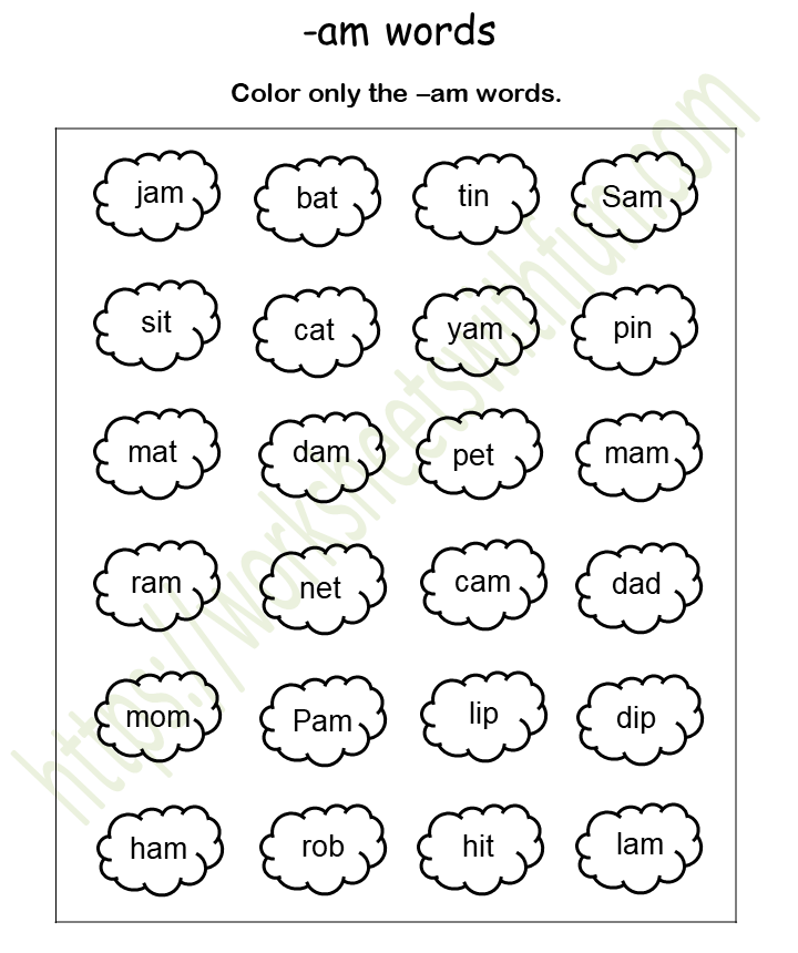 Am Family Worksheets Free